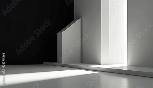 Wallpaper Mural refined grayscale abstract texture with gentle curves Torontodigital.ca