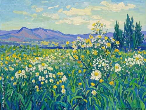 field of flowers