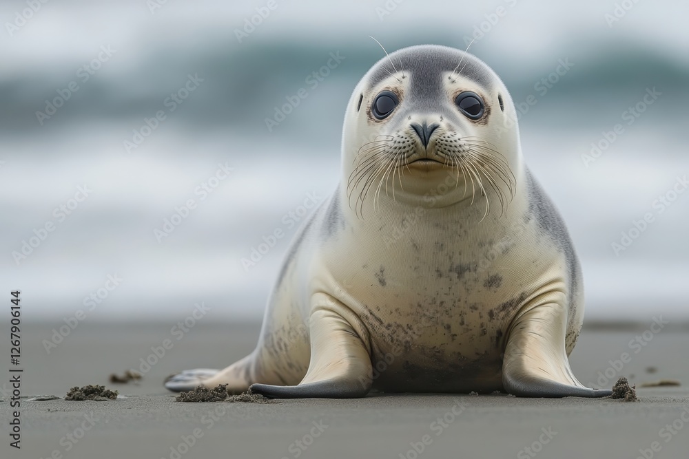 Fototapeta premium seal on the beach