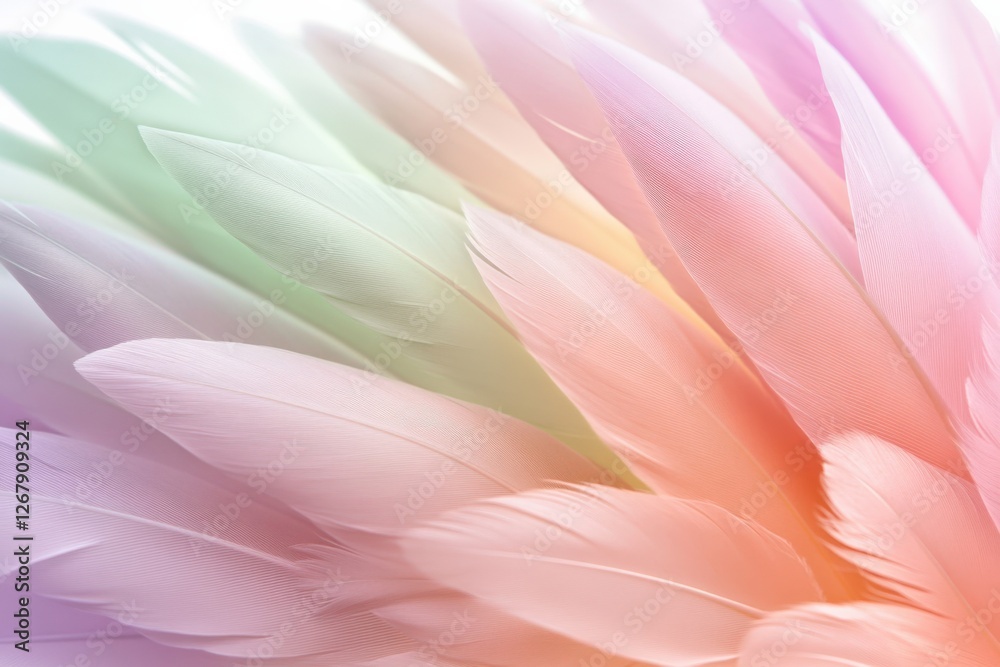 Pastel Feather Abstract Background Pastel Feather Abstract Background