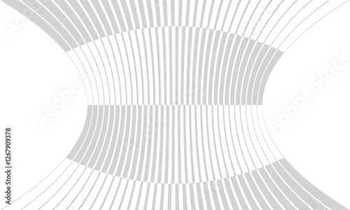 abstract geometric grey big to small squeeze line pattern.