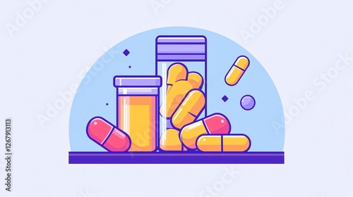 Professional Icon for Pills and Capsules in Web and Mobile