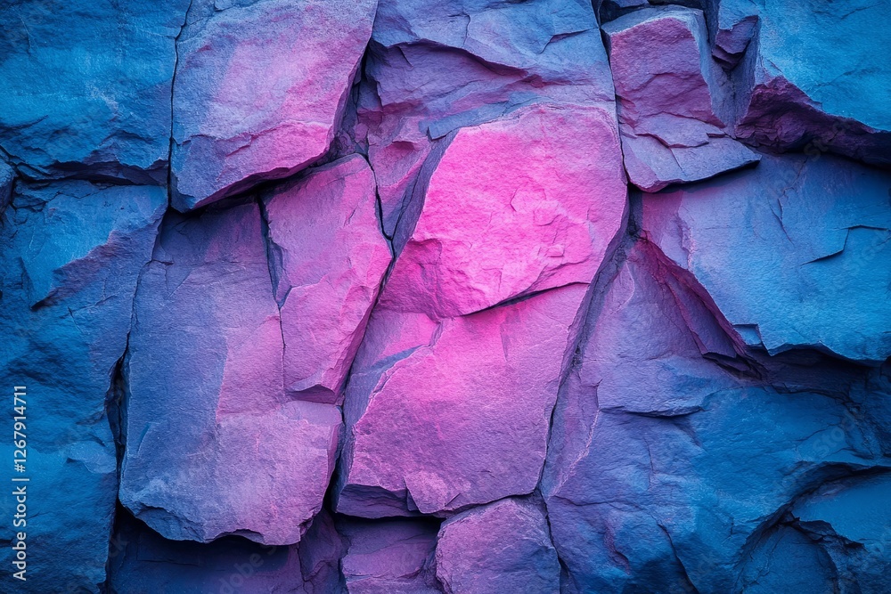 custom made wallpaper toronto digitalAbstract rock texture with purple and blue hues