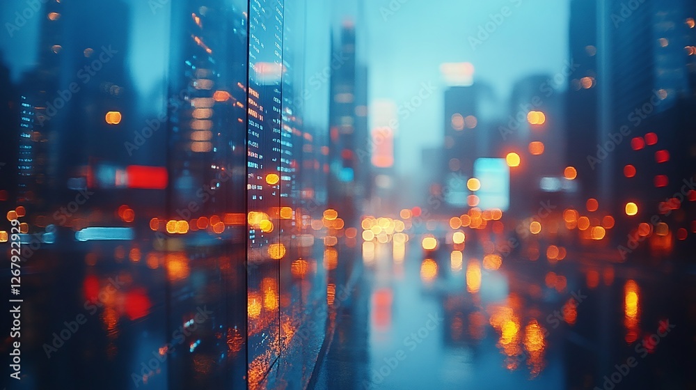 displaying financial market data with city lights blurred in the background, featuring detailed charts and graphs that reflect the latest market trends and economic performance displaying financial market data with city lights blurred in the background, featuring detailed charts and graphs that reflect the latest market trends and economic performance
