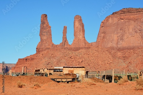 Majestic sandstone formations and scenic beauty of Monument Valley, a Navajo Nation Park spanning across Utah and Arizona is world famous. 