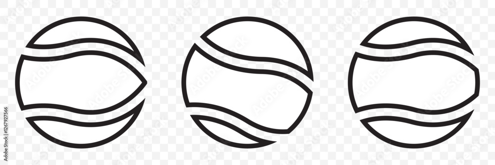 Fototapeta premium Tennis Ball SVG Bundle, Ball Silhouette, Sports Ball Svg, Tennis Mom Svg. Tennis icon vector , racket, sport game, Green tennis ball design, tennis illustration vector. EPS 10.