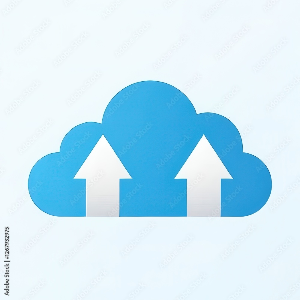 Cloud storage icon with upload and download arrows symbolizing remote data access
Cloud storage icon with upload and download arrows symbolizing remote data access