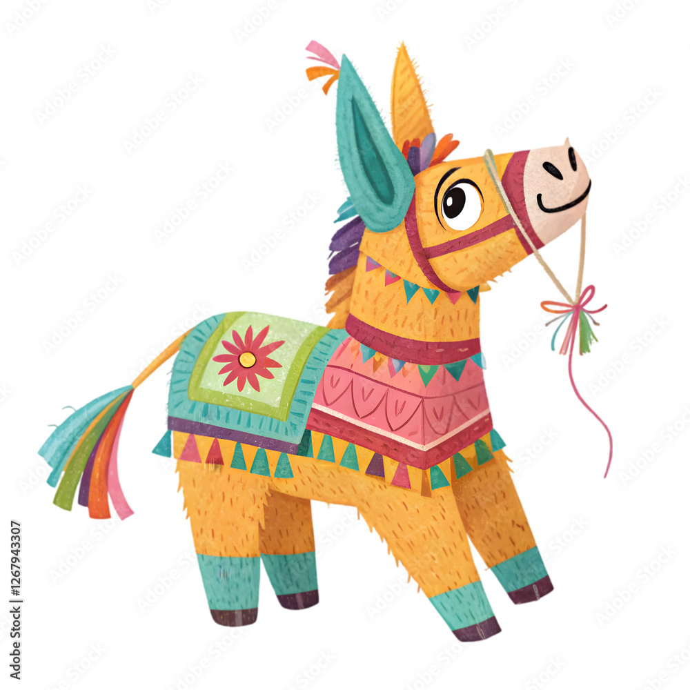 Naklejka premium Watercolor cinco de mayo