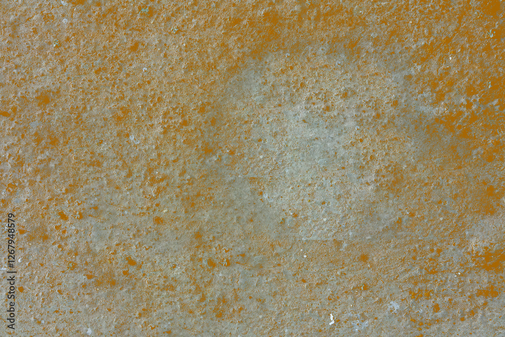 Rusty orange and silver textured surface
Rusty orange and silver textured surface
