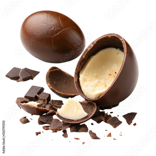 Delicious chocolate eggs