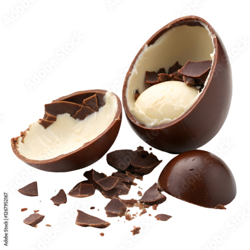 Delicious chocolate eggs
