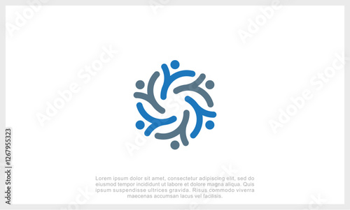 Human resources concept, target market and audience, focus group, public relations, vector icon - Vector