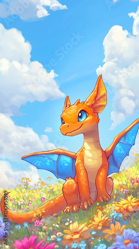 red fox in the sky