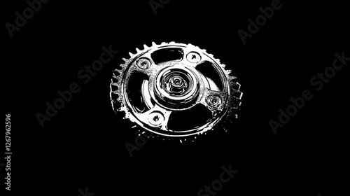 Golden Gear Mechanism - Exquisite Watch Detail
