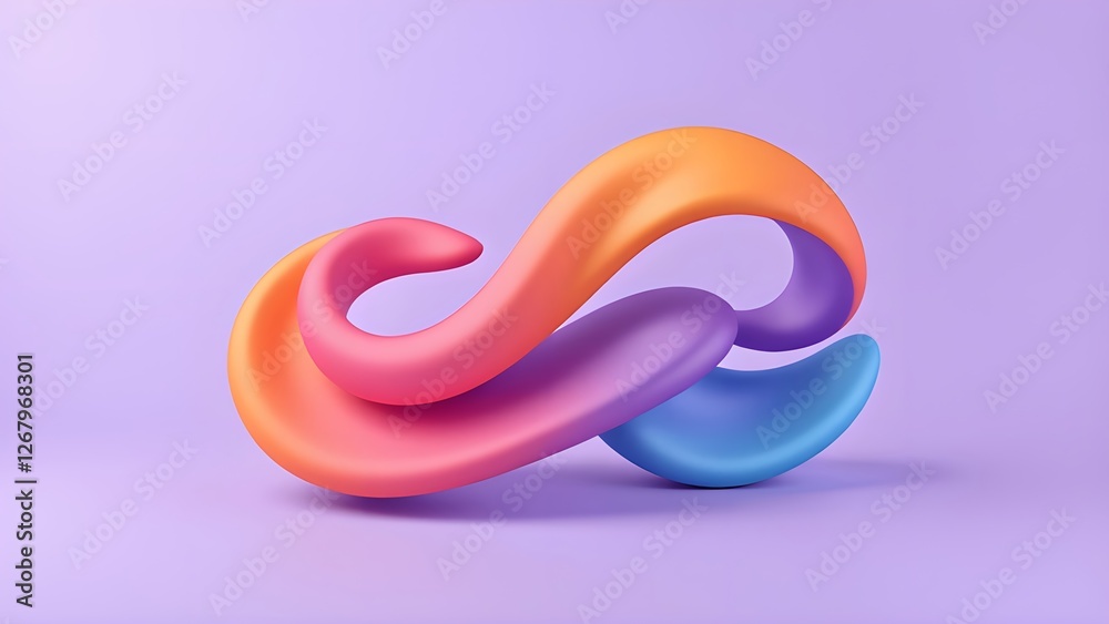 The rhythm of fluid gradient color The rhythm of fluid gradient color
