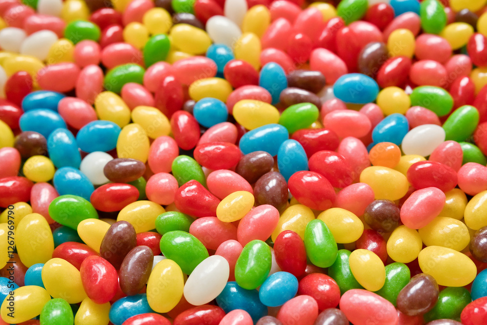 Colorful chewable candies as a bright background. Lots of multicolored candies close-up for sale in the store. Colorful chewable candies as a bright background. Lots of multicolored candies close-up for sale in the store.