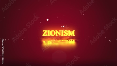 Zionism word on politics