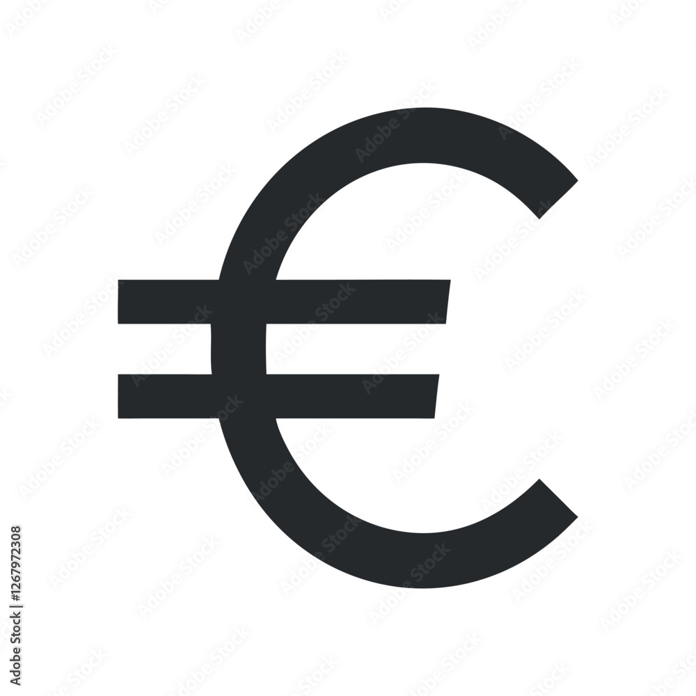 Euro Currency Symbol – Flat Design Icon for Website, Logo, and UI Euro Currency Symbol – Flat Design Icon for Website, Logo, and UI