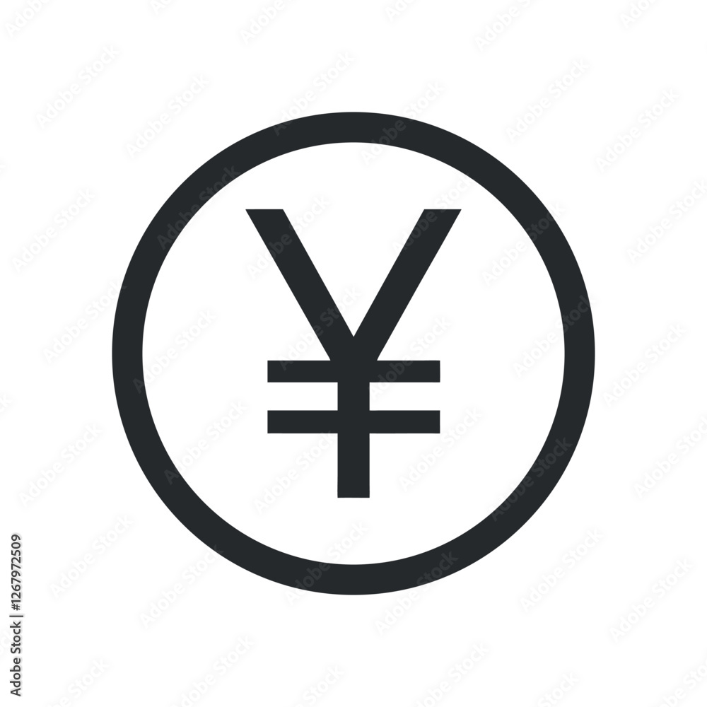 Yen Currency Symbol Set in Black, White, and Gold. Vector Yen Coin Icons Yen Currency Symbol Set in Black, White, and Gold. Vector Yen Coin Icons