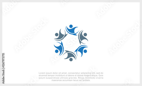 Human resources concept, target market and audience, focus group, public relations, vector icon - Vector photo