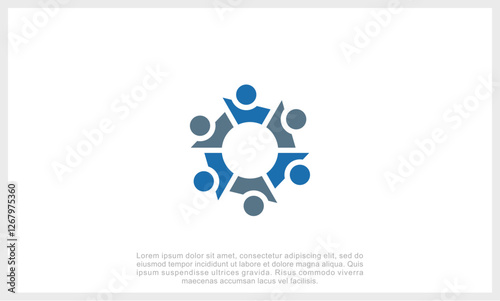 Human resources concept, target market and audience, focus group, public relations, vector icon - Vector