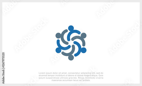 Human resources concept, target market and audience, focus group, public relations, vector icon - Vector photo