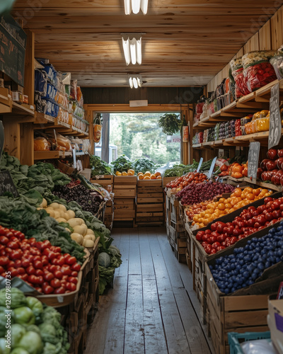 Vibrant farmers market showcasing fresh local produce and community spirit