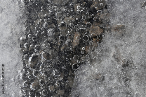 Clear ice water 