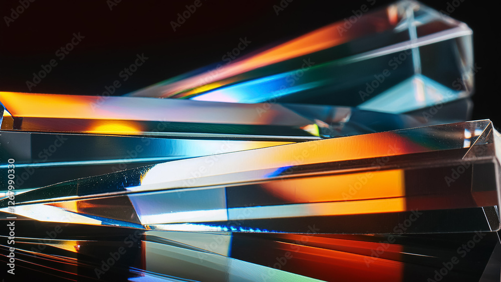 Prismatic Glass Reflection Overlay with Shattered Textures, Cracked Surfaces, and Light Refractions Prismatic Glass Reflection Overlay with Shattered Textures, Cracked Surfaces, and Light Refractions