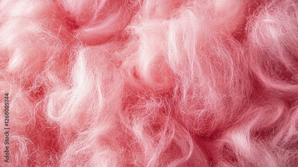 Obraz premium Pink Watercolor Mohair Texture Background with Smooth and Fluffy Wool Fabric for Textiles and Design 
