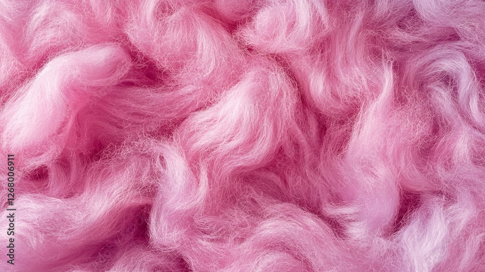 Fototapeta premium Pink Watercolor Mohair Texture Background with Smooth and Fluffy Wool Fabric for Textiles and Design 