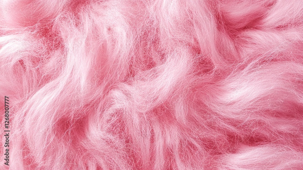 Fototapeta premium Pink Watercolor Mohair Texture Background with Smooth and Fluffy Wool Fabric for Textiles and Design 