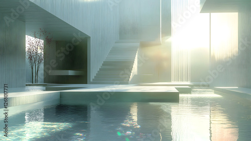 Villa waterscape space