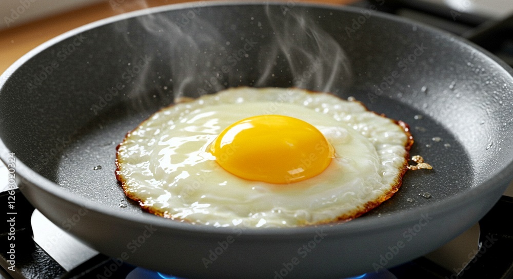 Fluffy scrambled eggs cooked to perfection in a frying pan, with a golden texture and a soft, creamy consistency. Fluffy scrambled eggs cooked to perfection in a frying pan, with a golden texture and a soft, creamy consistency.