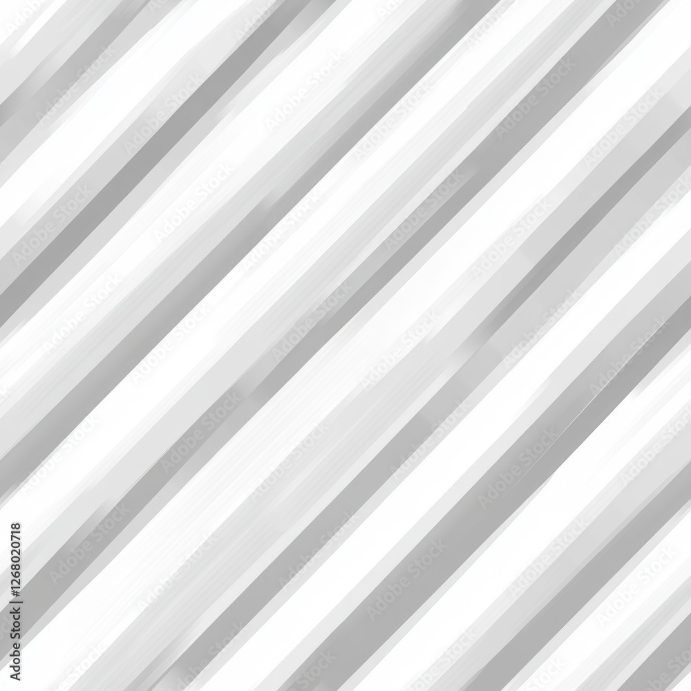 Obraz premium Seamless Pattern - Abstract grayscale diagonal stripes pattern