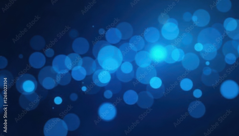 Blurred blue circles, shimmering, glowing effect, lights, illustration, color Blurred blue circles, shimmering, glowing effect, lights, illustration, color