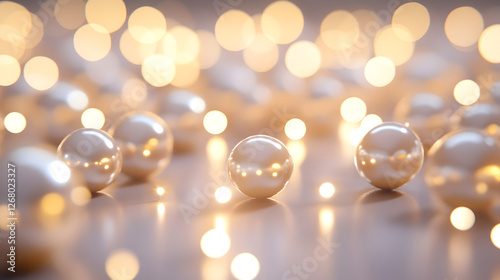 Pearls close-up background