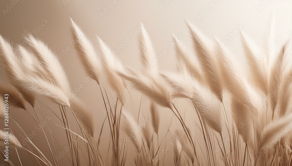 serene landscape with soft wheat grasses swaying gently calming beige minimalist background nature photography serene landscape with soft wheat grasses swaying gently calming beige minimalist background nature photography