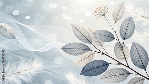 Elegant Abstract Gradient Background with Soft Organic Shapes and Subtle Texture – Perfect for Modern Design, Presentations, and Web Projects