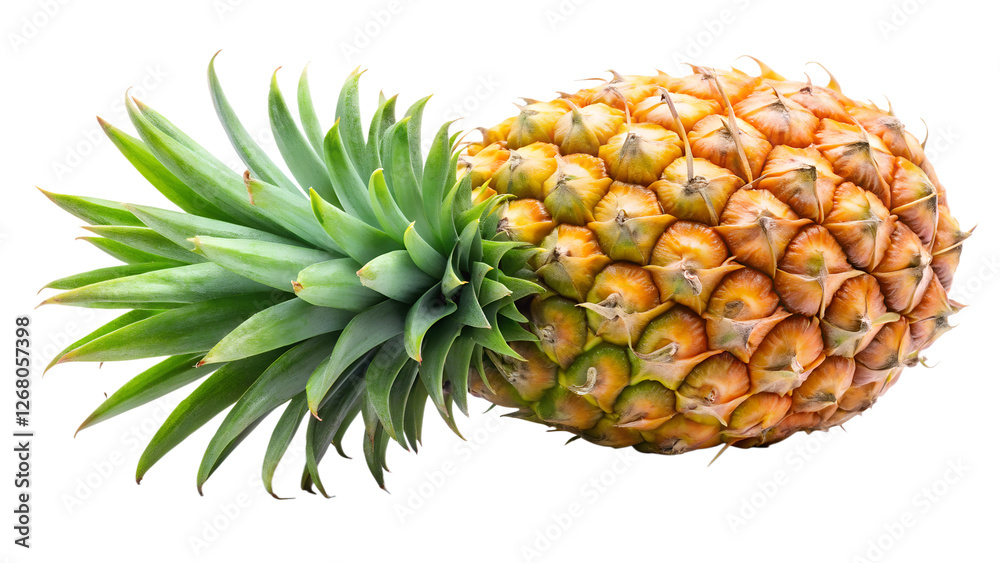Fototapeta premium pineapple on white background