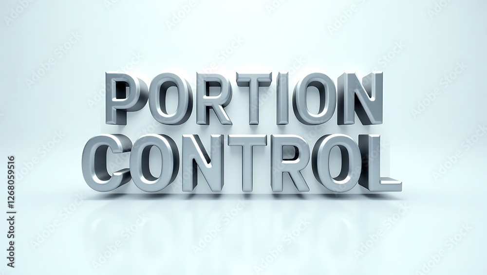Informative text emphasizes the importance of portion control for maintaining a balanced diet. Informative text emphasizes the importance of portion control for maintaining a balanced diet.
