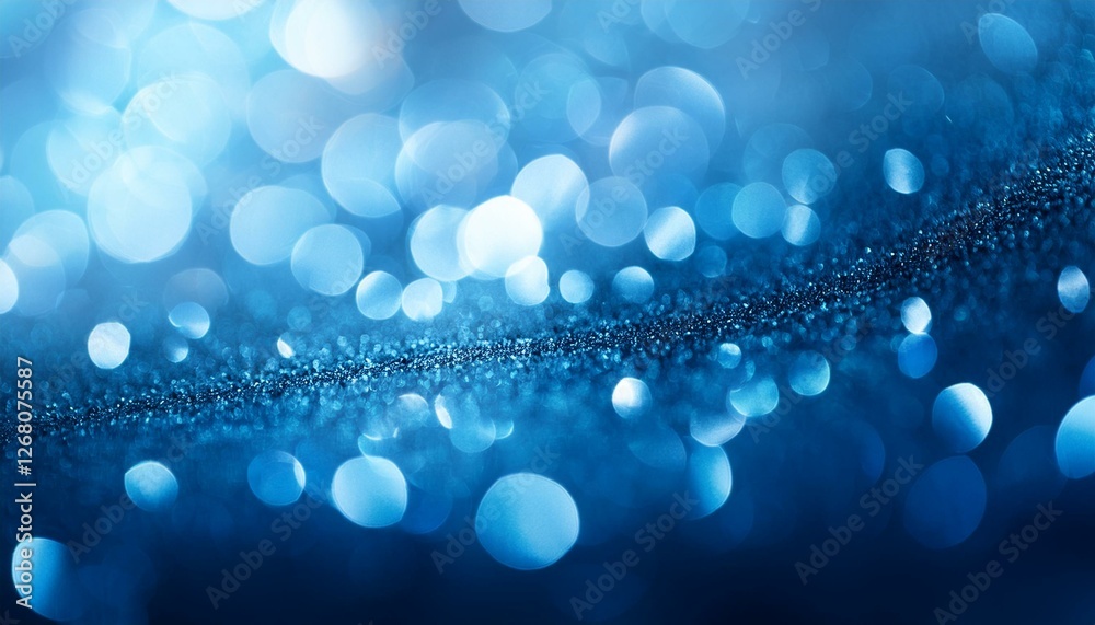 Fototapeta premium abstract blue bokeh background