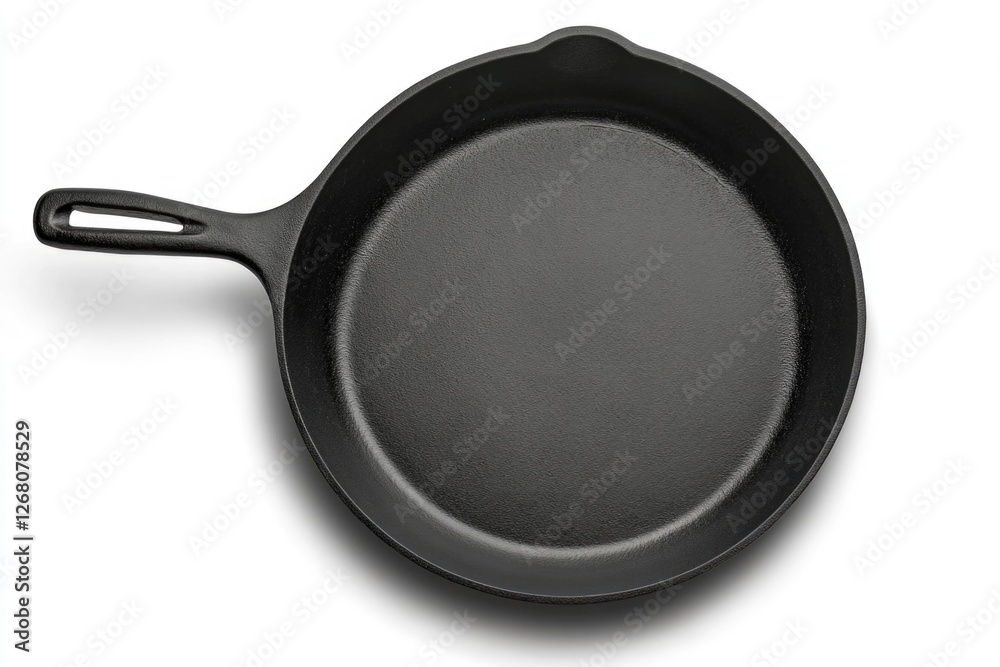 A single piece of cookware for preparing meals, placed on a clean and neutral background A single piece of cookware for preparing meals, placed on a clean and neutral background
