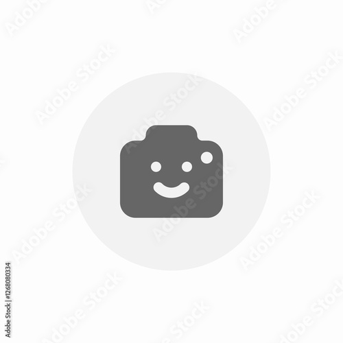 emotion capture icon sign vector