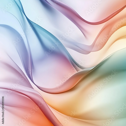 Elegant Transparent Fabric Motion