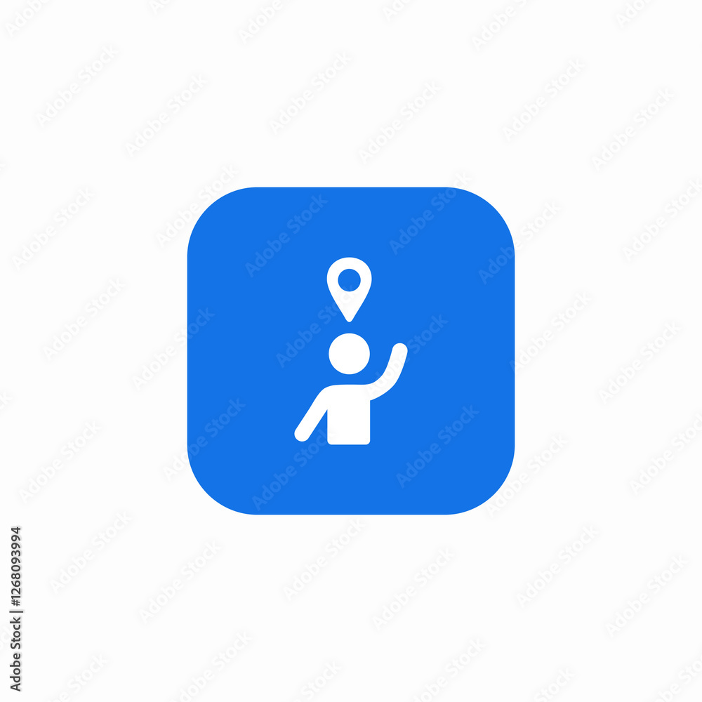 customer service location icon sign vector customer service location icon sign vector