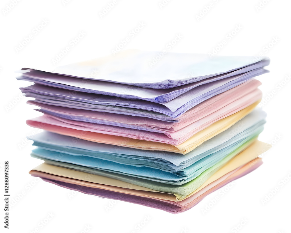 Stack of paper currency, illustrating financial wealth and banking. Stack of paper currency, illustrating financial wealth and banking.