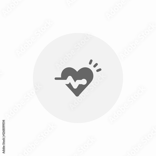 cardiology health icon sign vector