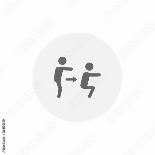 health exercise icon sign vector