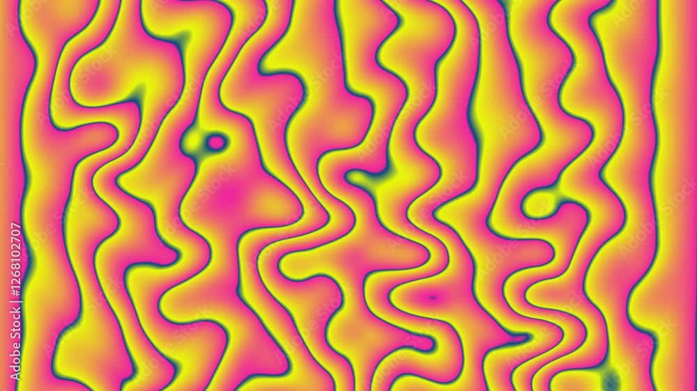 psychedelic Liquid curved lines pattern animation. colorful Motion graphic background 4K psychedelic Liquid curved lines pattern animation. colorful Motion graphic background 4K